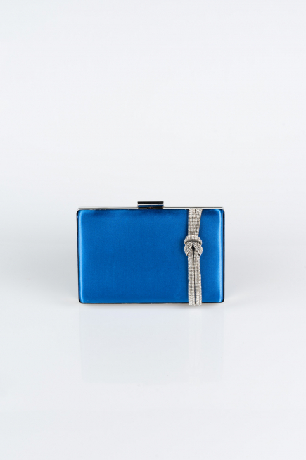 Kästchen-Tasche Satin Sächsischblau VT9275