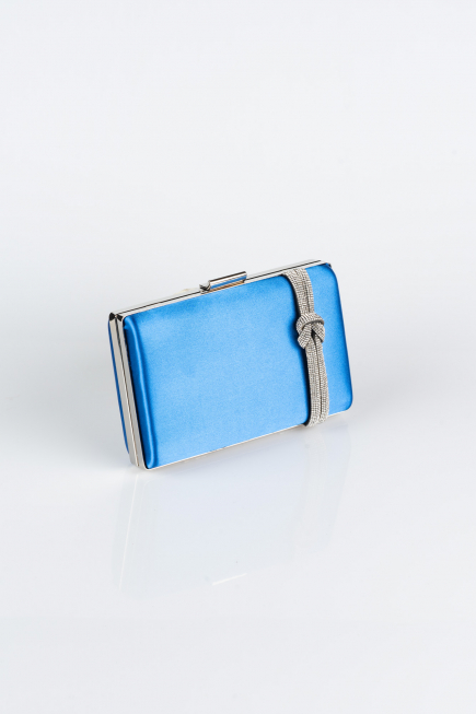 Kästchen-Tasche Satin Sächsischblau VT9275