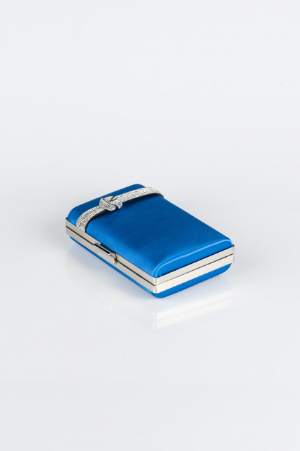 Kästchen-Tasche Satin Sächsischblau VT9275