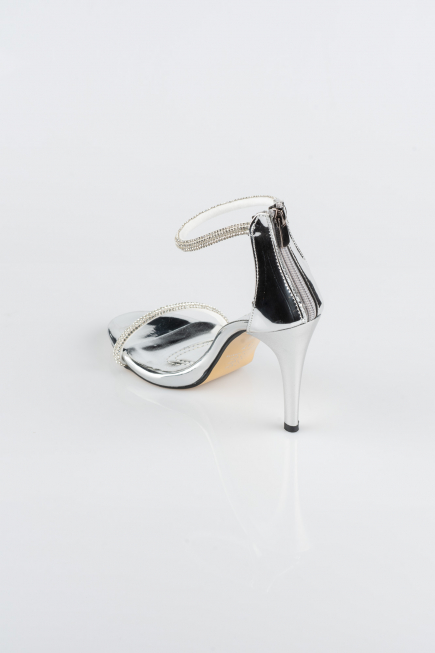 Party-Schuhe Gespiegelt Silber ABA8000