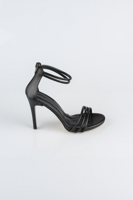 Party-Schuhe Leder Schwarz ABD7631