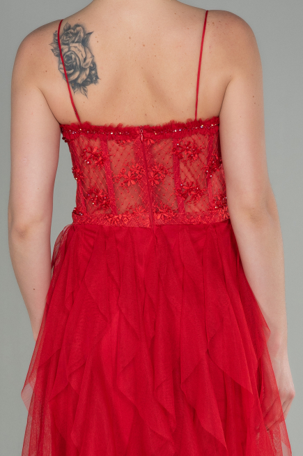Abendkleid Lang Rot ABU2822