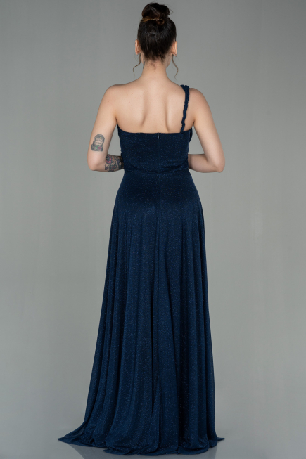 Abendkleid Lang Marineblau ABU2834