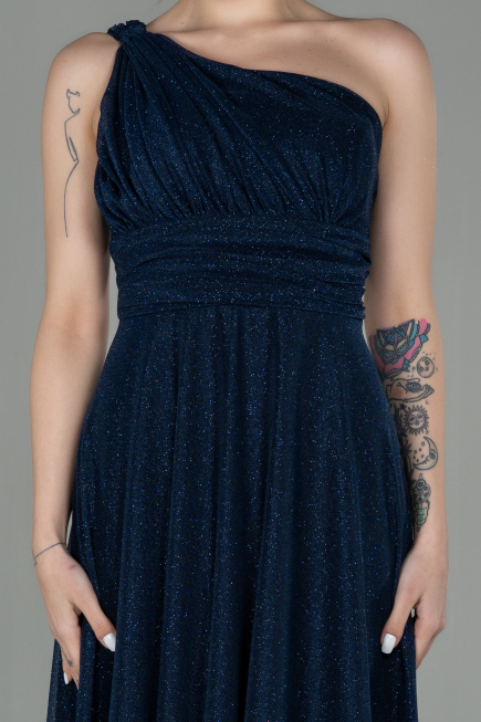 Abendkleid Lang Marineblau ABU2834