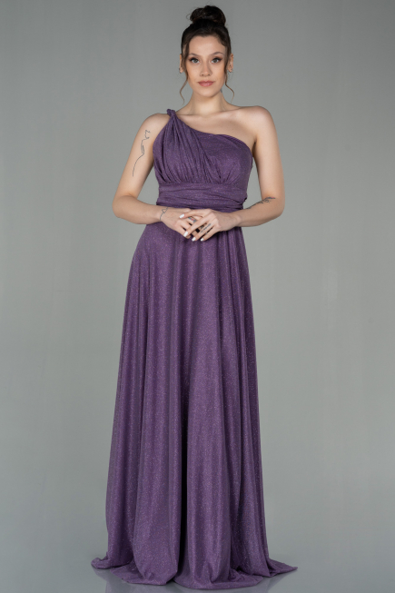 Abendkleid Lang Lavendel ABU2834