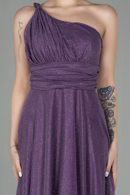 Abendkleid Lang Lavendel ABU2834