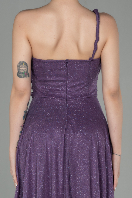 Abendkleid Lang Lavendel ABU2834
