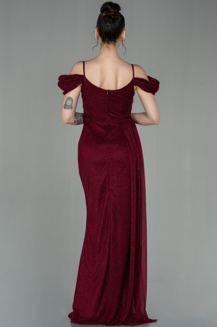 Abendkleid Lang Weinrot ABU2835