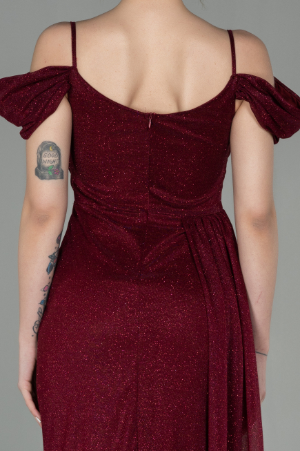 Abendkleid Lang Weinrot ABU2835