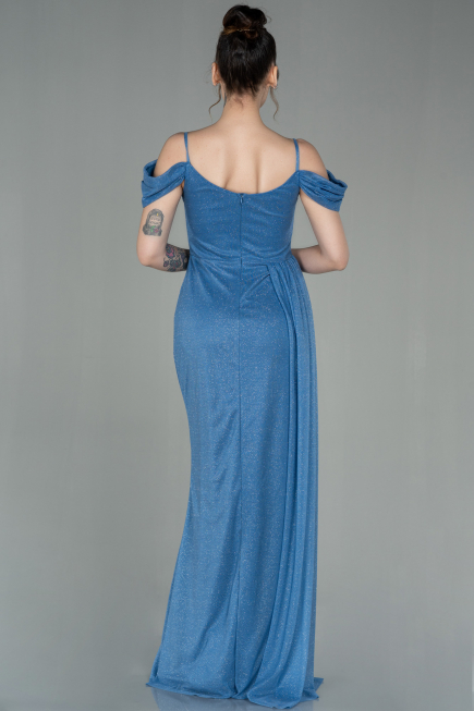 Abendkleid Lang Indigo ABU2835
