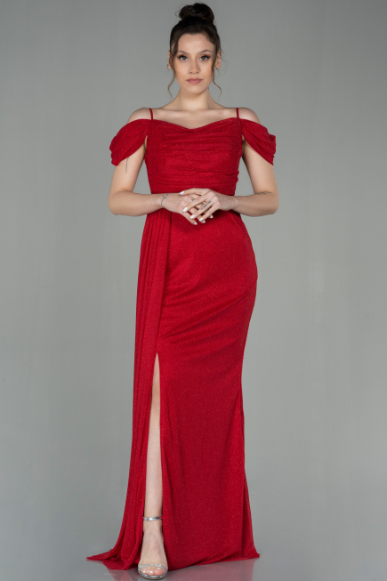 Abendkleid Lang Rot ABU2835