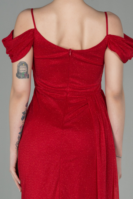 Abendkleid Lang Rot ABU2835