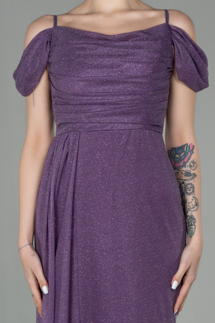 Abendkleid Lang Lavendel ABU2835