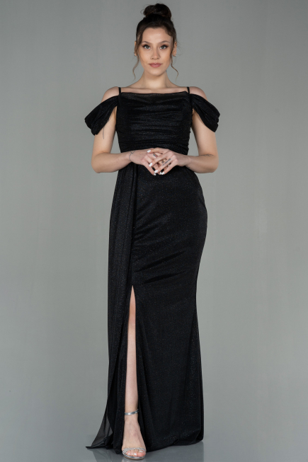Abendkleid Lang Schwarz ABU2835