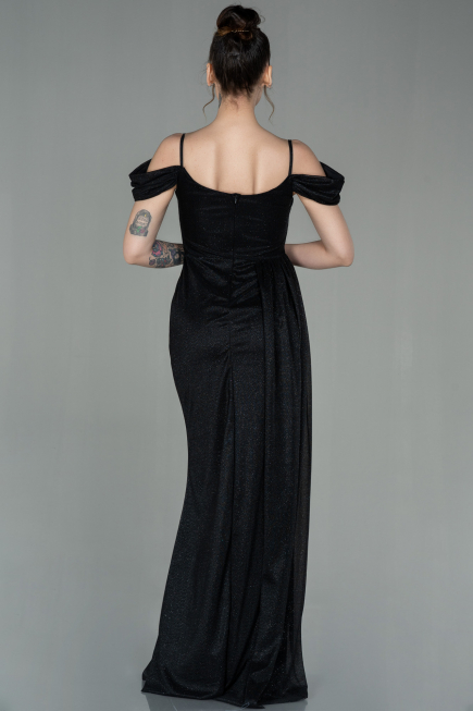 Abendkleid Lang Schwarz ABU2835