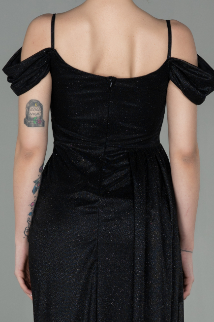 Abendkleid Lang Schwarz ABU2835