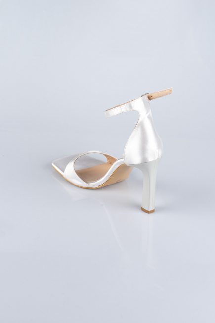 Party-Schuhe Satin Perlmutt AB700