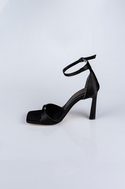 Party-Schuhe Satin Schwarz AB700
