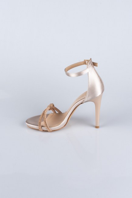 Party-Schuhe Satin Gold ABS1915