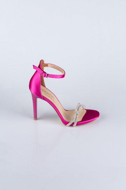 Party-Schuhe Satin Fuchsie ABS1915
