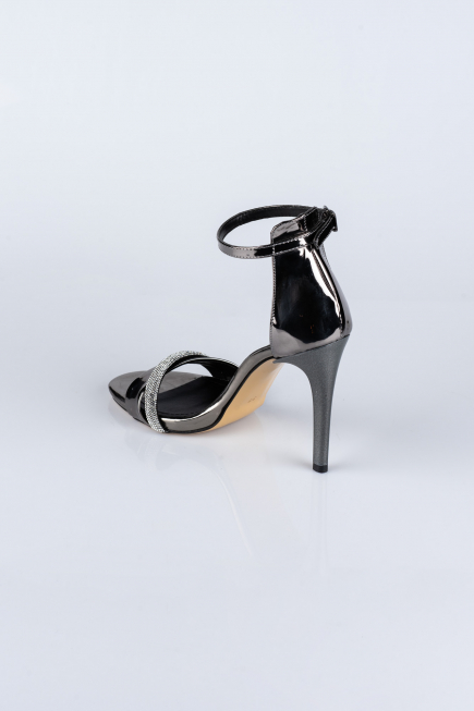 Party-Schuhe Lackleder Platin AB702