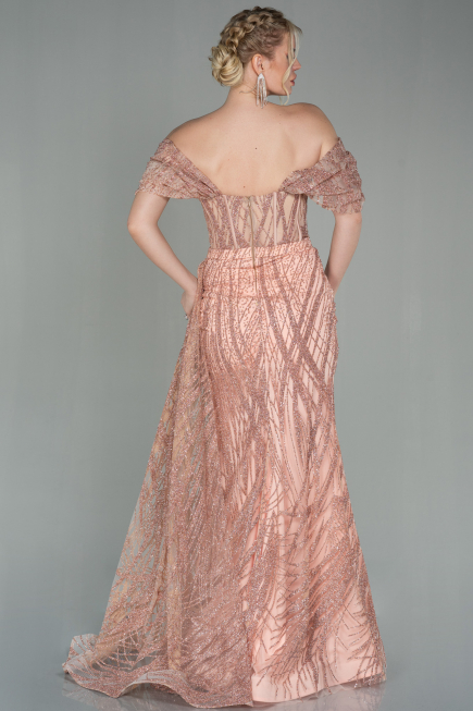 Puder Abendkleid Lang ABU2706
