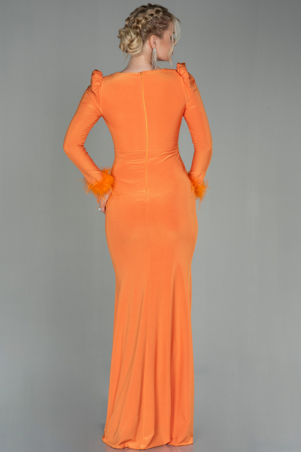 Orange Abendkleid Lang ABU2804
