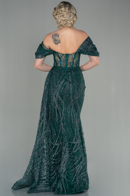 Abendkleid Lang Smaragdgrün ABU2706