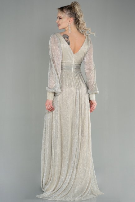 Abendkleid Lang Beige ABU2905