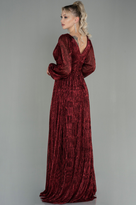 Abendkleid Lang Weinrot ABU2905