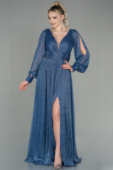 Abendkleid Lang Indigo ABU2905