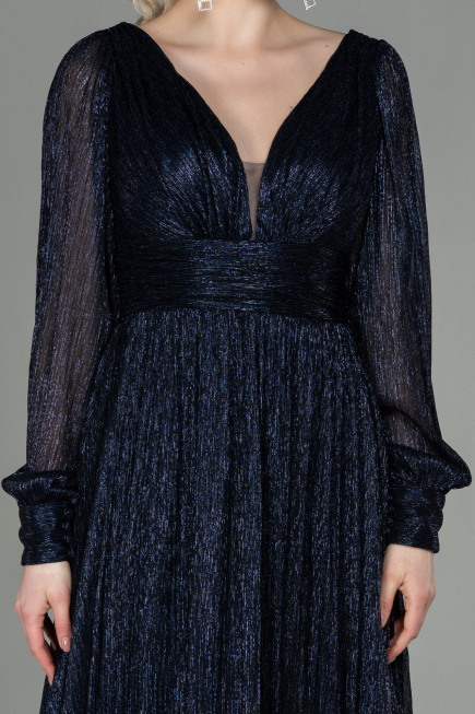 Abendkleid Lang Marineblau ABU2905