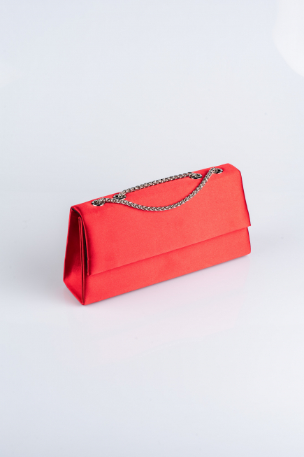 Abendtasche Satin Rot SH818