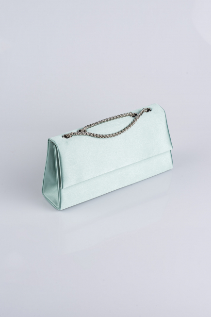 Abendtasche Satin Minzgrün SH818