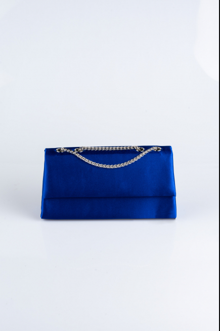 Abendtasche Satin Sächsischblau SH818