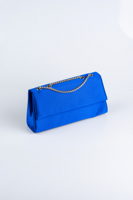 Abendtasche Satin Sächsischblau SH818