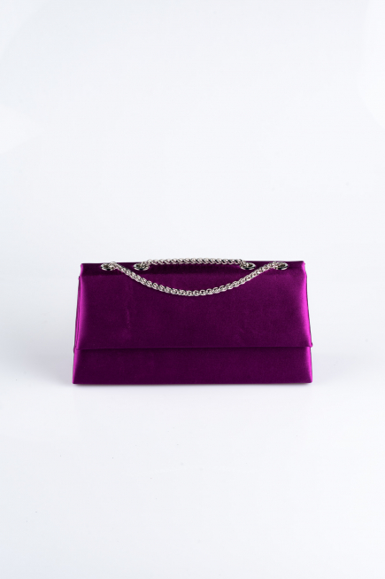 Abendtasche Satin Violett SH818