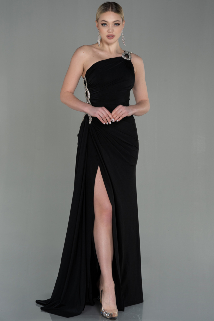 Abendkleid Lang Schwarz ABU2964