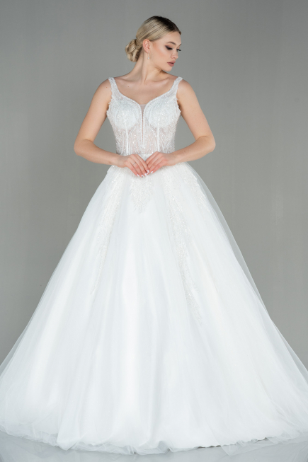 Hochzeitskleider Weiß ABG001