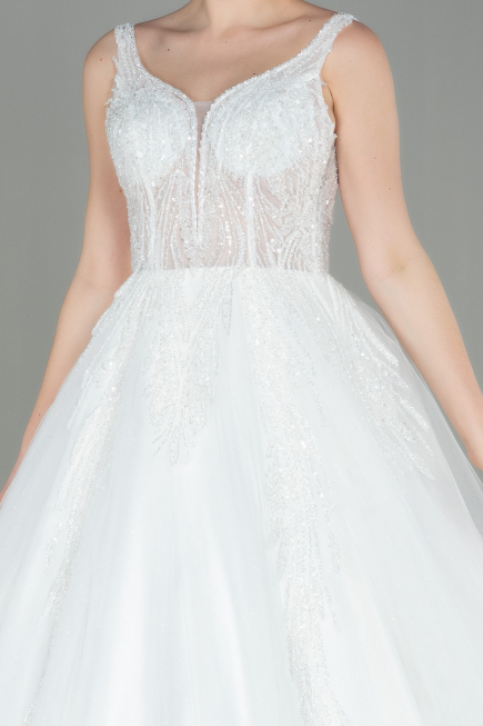 Hochzeitskleider Weiß ABG001