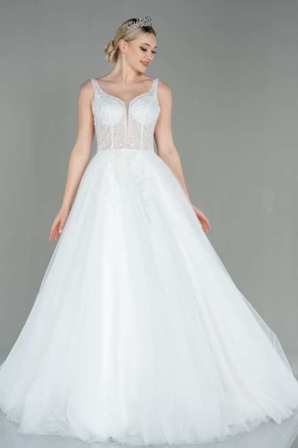 Hochzeitskleider Weiß ABG007