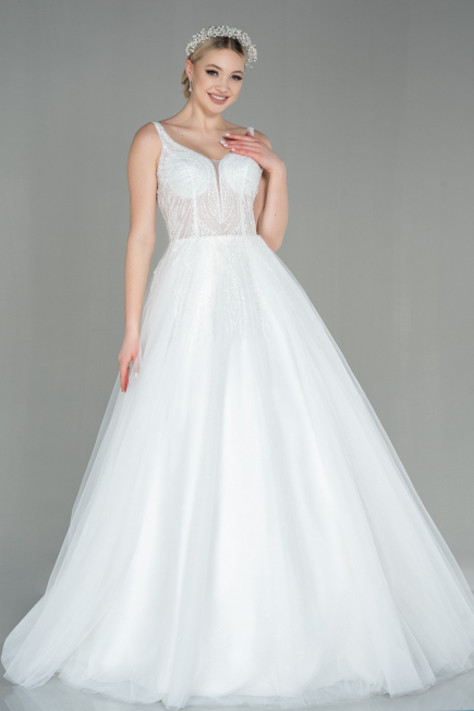 Hochzeitskleider Weiß ABG003