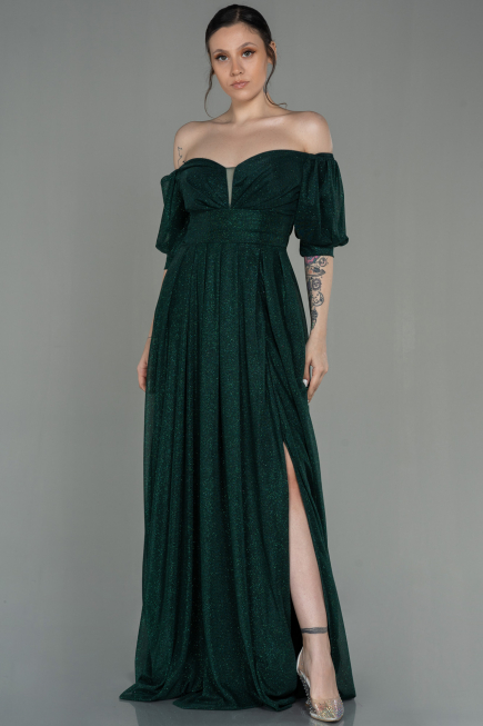 Abendkleid Lang Smaragdgrün ABU2983