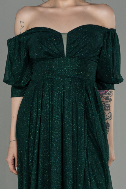 Abendkleid Lang Smaragdgrün ABU2983