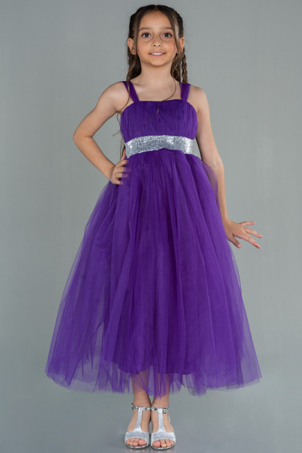 Abendkleid für Kinder Lang Violette ABU3031