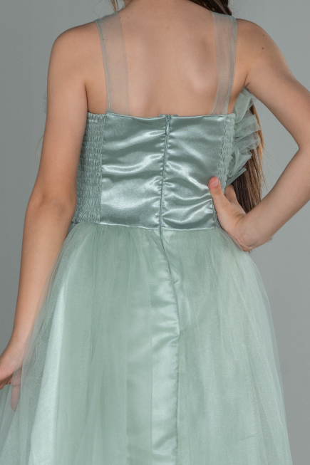 Abendkleid für Kinder Lang Türkis ABU3032