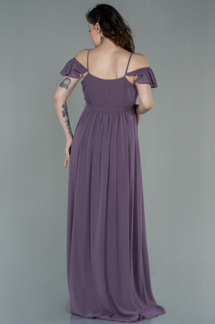 Abendkleid Für Schwangere Lang Altrosa ABU756