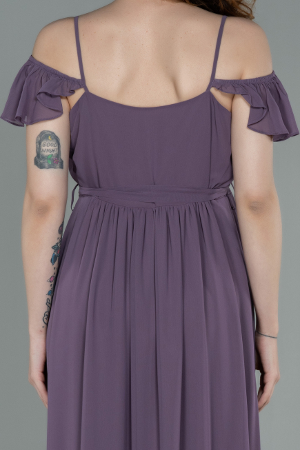 Abendkleid Für Schwangere Lang Altrosa ABU756