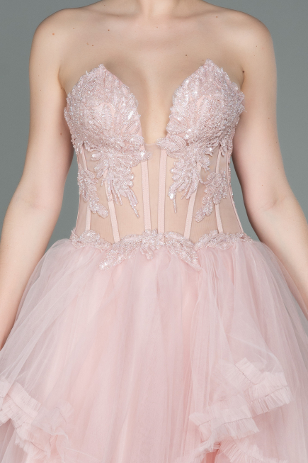 Abendkleid Lang Puder ABU3082
