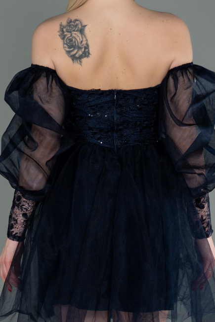 Partykleid Kurz Marineblau ABK1745